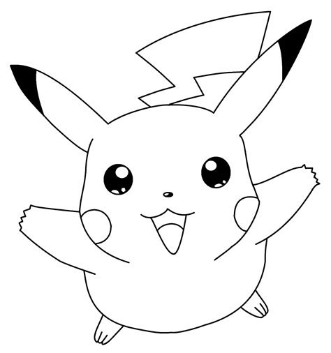 picachu colorir|67+ Desenhos do Pikachu para Imprimir e Colorir/Pintar